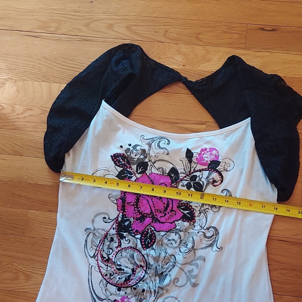 Pink Rose Bling Top - Picture 9 of 9